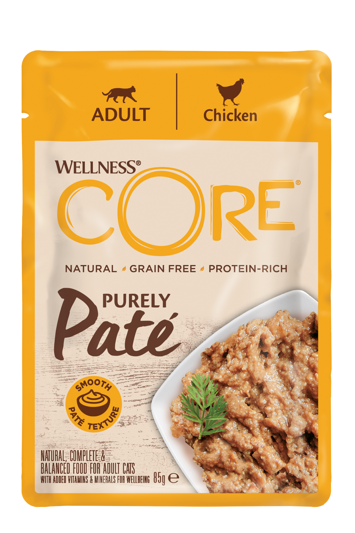 WELLNESS CORE PURELY PATE Chicken 8X85G