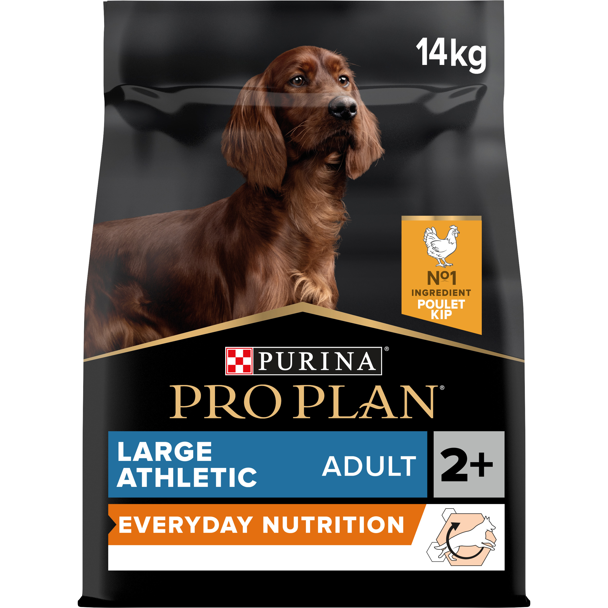 Pro Plan Croquettes | Everyday Nutrition | Chien (Adulte / Grand / Athlétique) | Poulet | 14kg