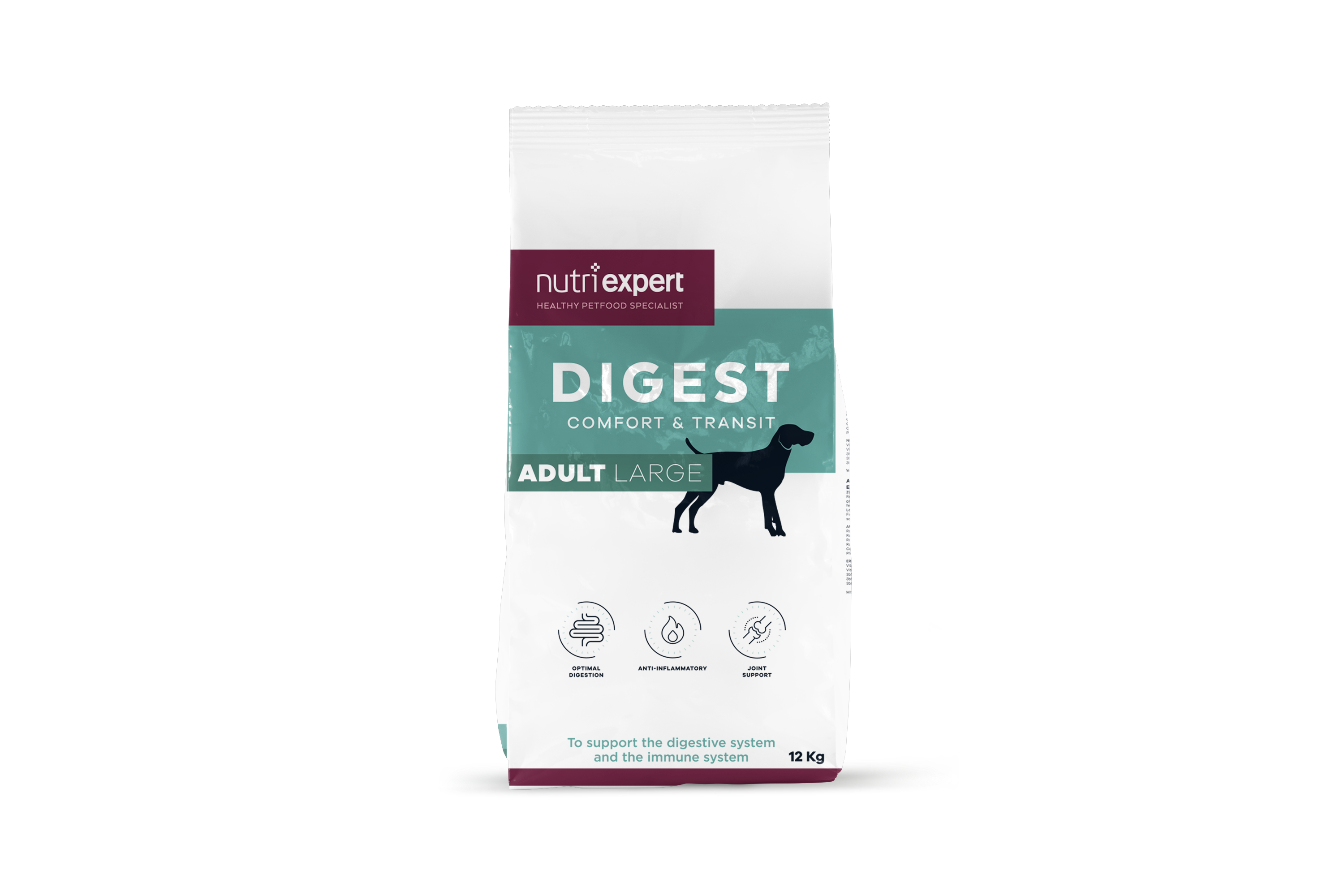 Nutri Expert Croquettes | Digest | Confort & Transit | Chien (Adulte/ Grand) | Agneau | 12kg