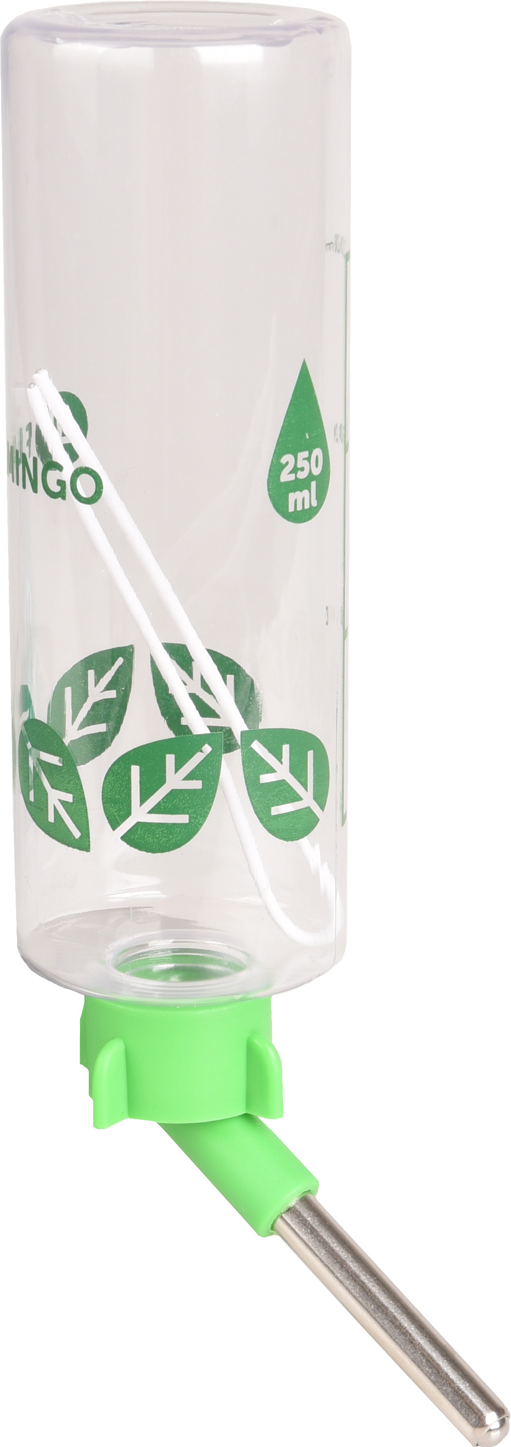 FLAMINGO BIBERON RONGEUR 250ml 8,5x5x20,5 vert