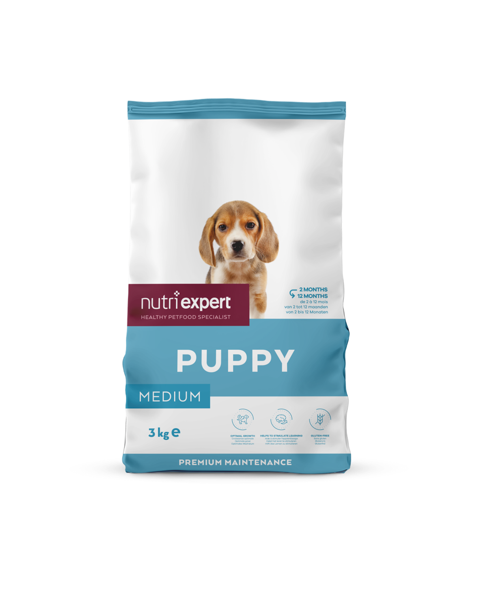 Nutri Expert Croquettes | Puppy | Chien (Chiot/ Moyen) | 3kg