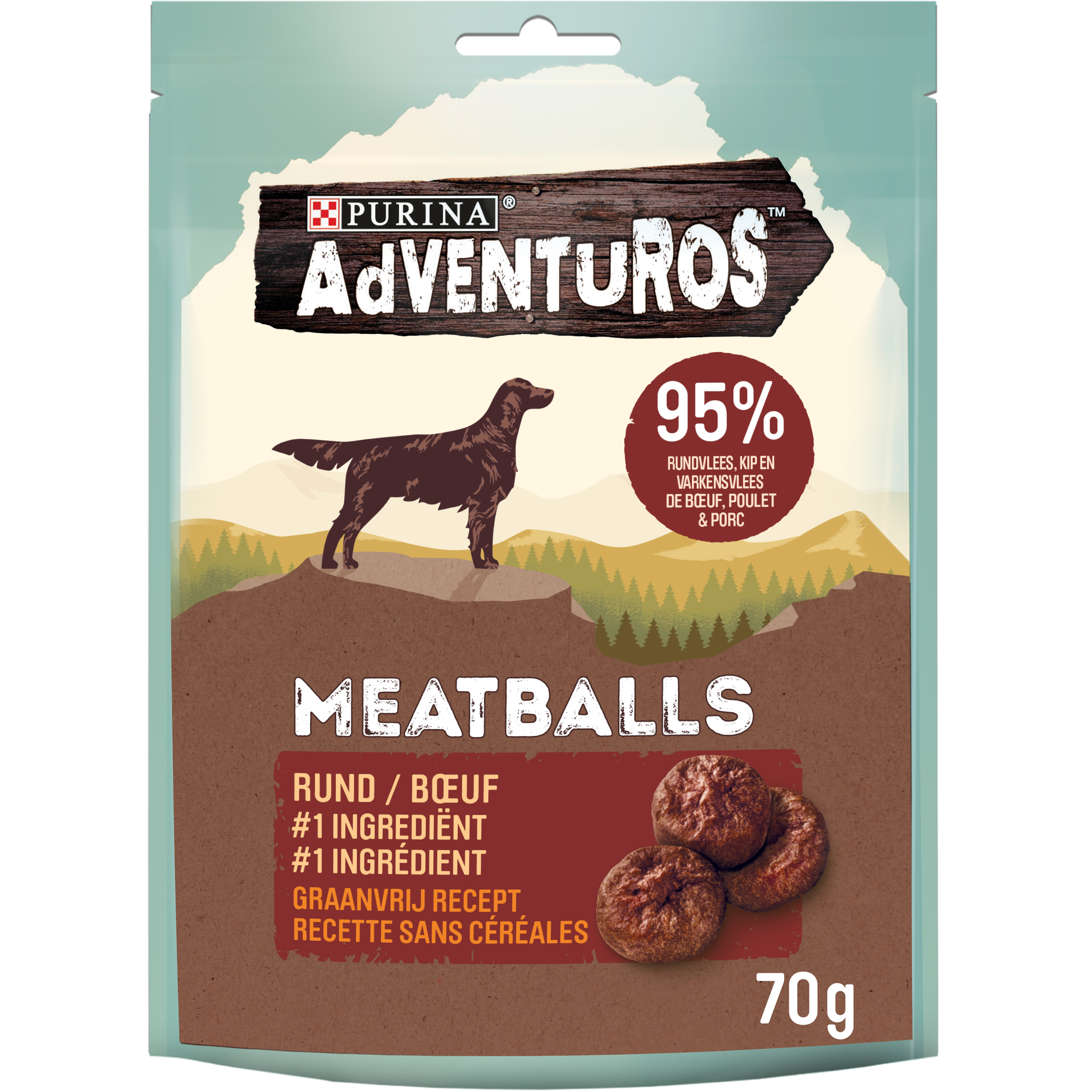 ADVENTUROS MEATBALLS 70G 