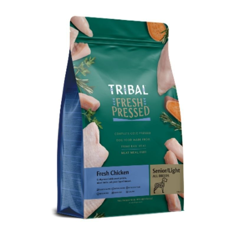 Tribal Fresh Pressed Poulet Pour Chien Senior/Allégé 12Kg