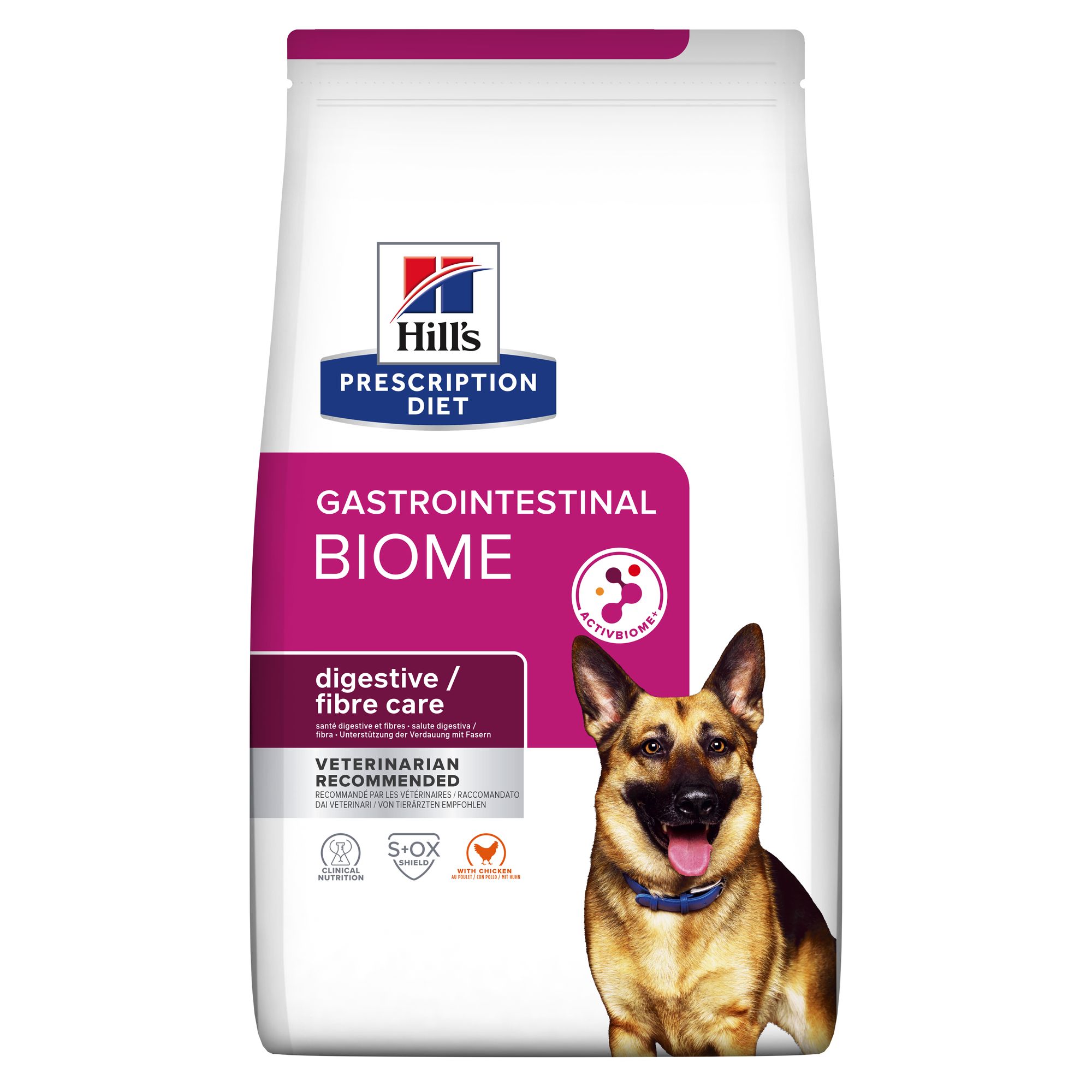 Hill's Prescription Diet Gastrointestinal Biome Croquettes pour Chien au Poulet 10 kg