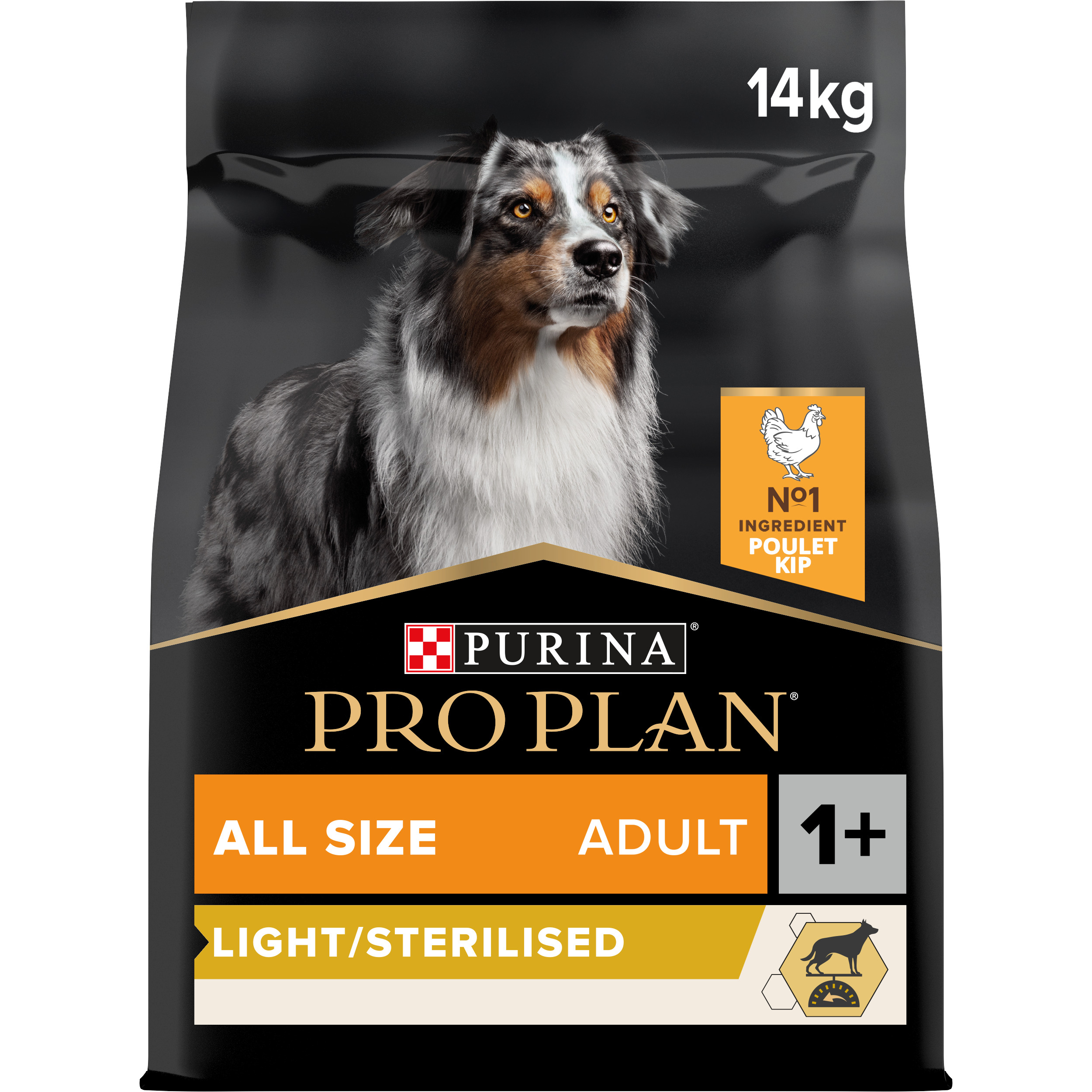 Pro Plan Croquettes | Light / Stérilisé | Chien (Adulte / Tous ) | Poulet | 14kg