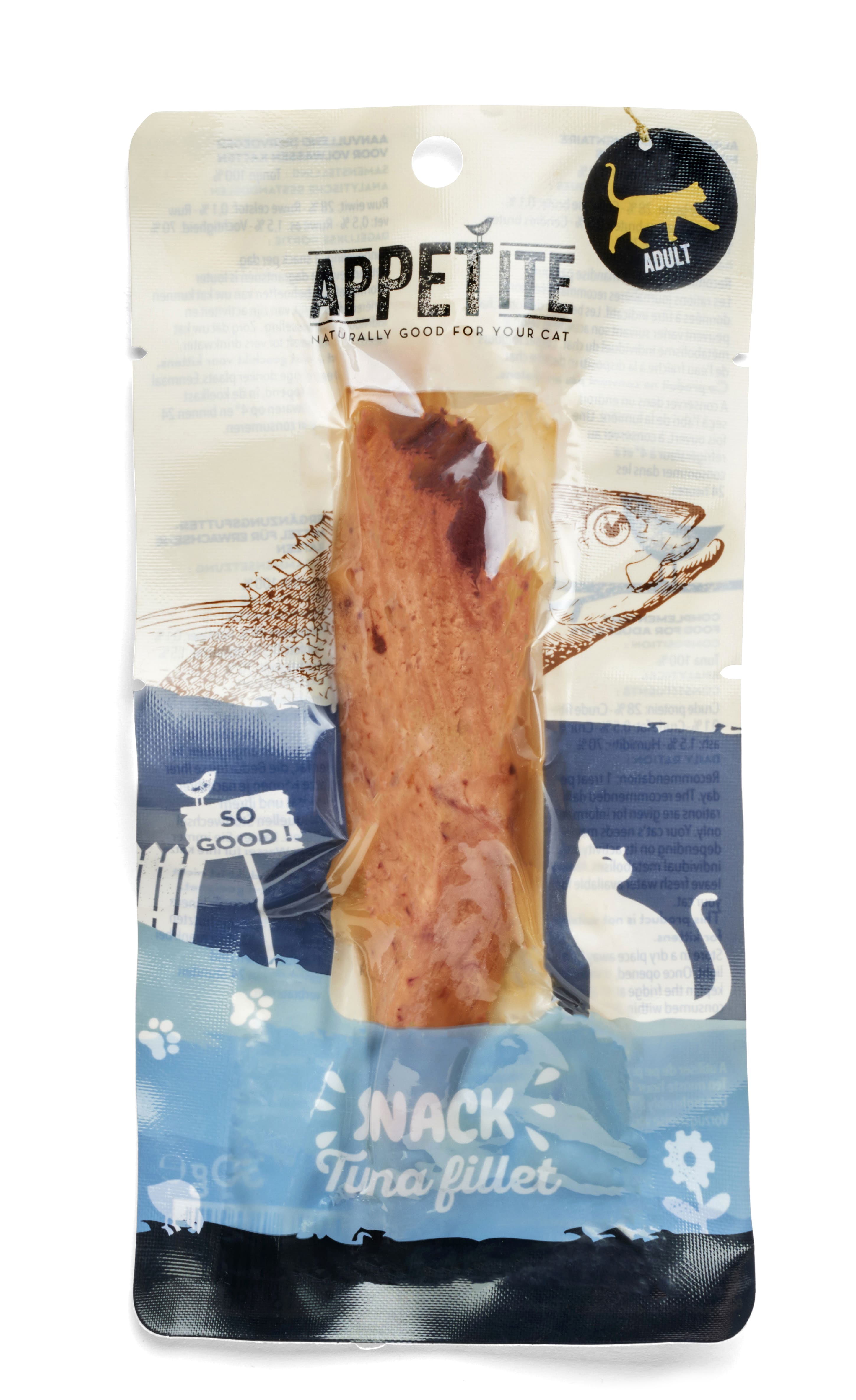 Appetite Snack | Filet De Thon | Chat (Adulte) | 30g