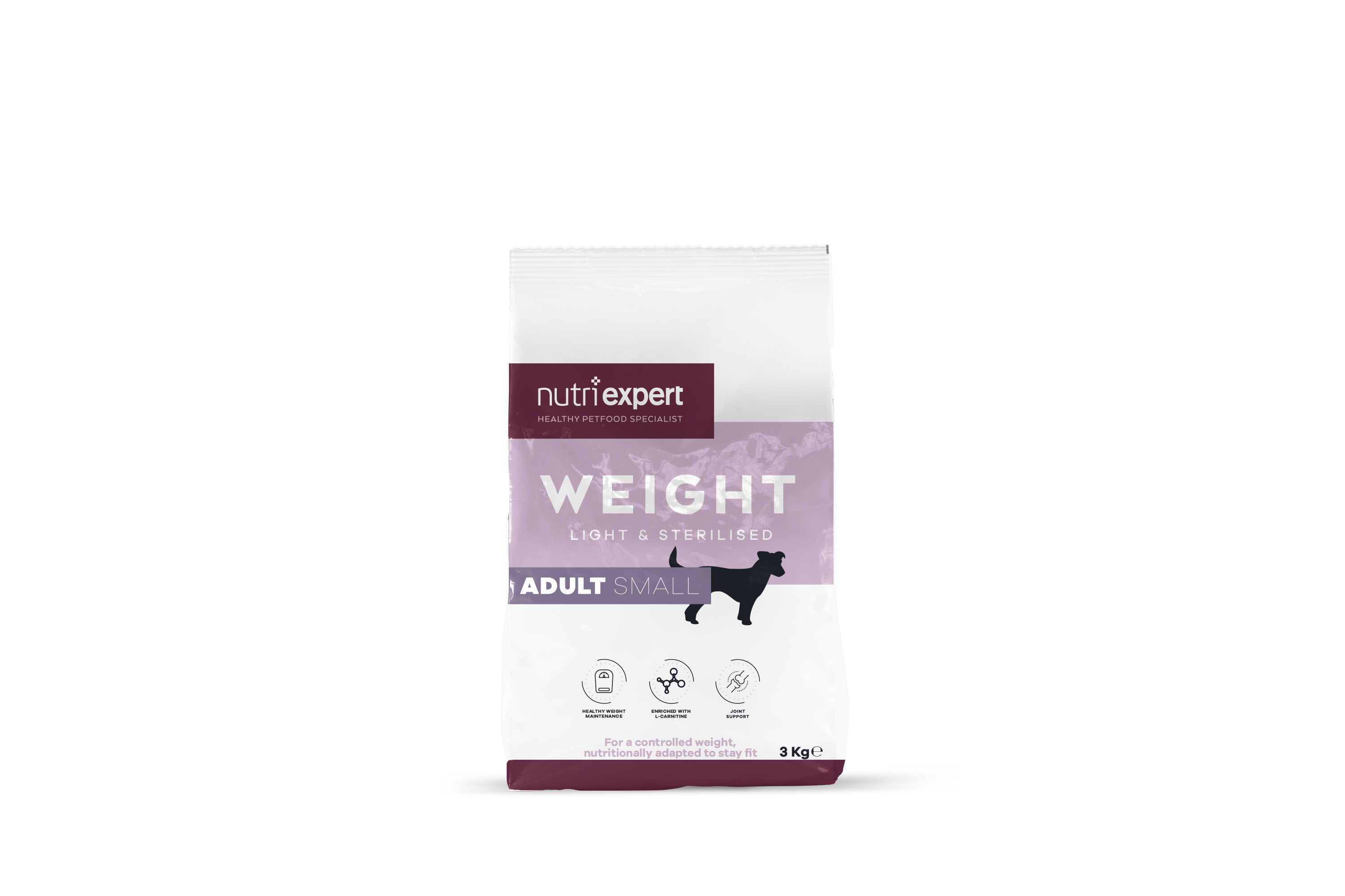 Nutri Expert Hondenbrokken | Weight | Light & Sterilised | Adult/ Klein | Kip | 3kg