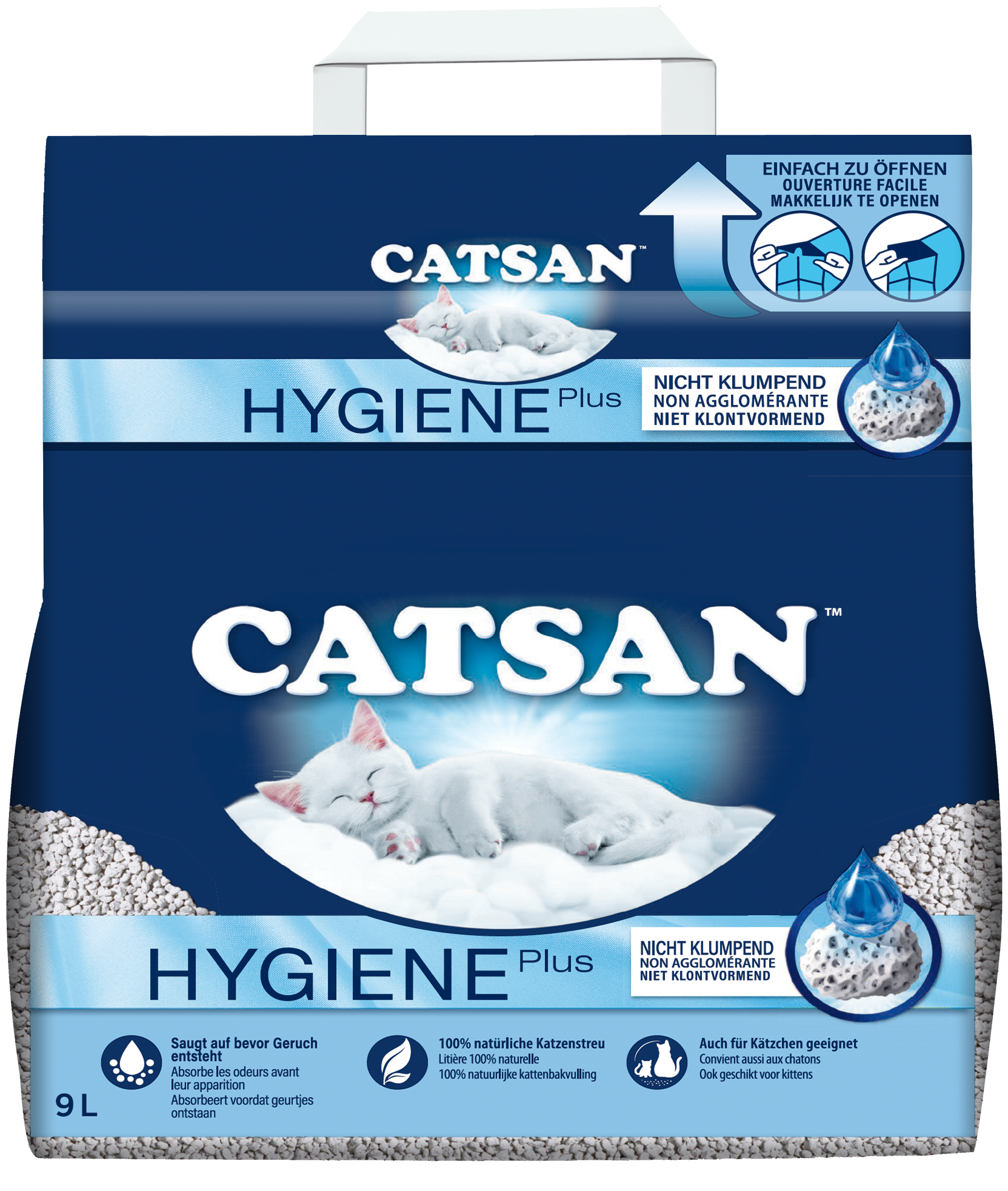 Kattenbakvulling Catsan Hygiène+ 9l