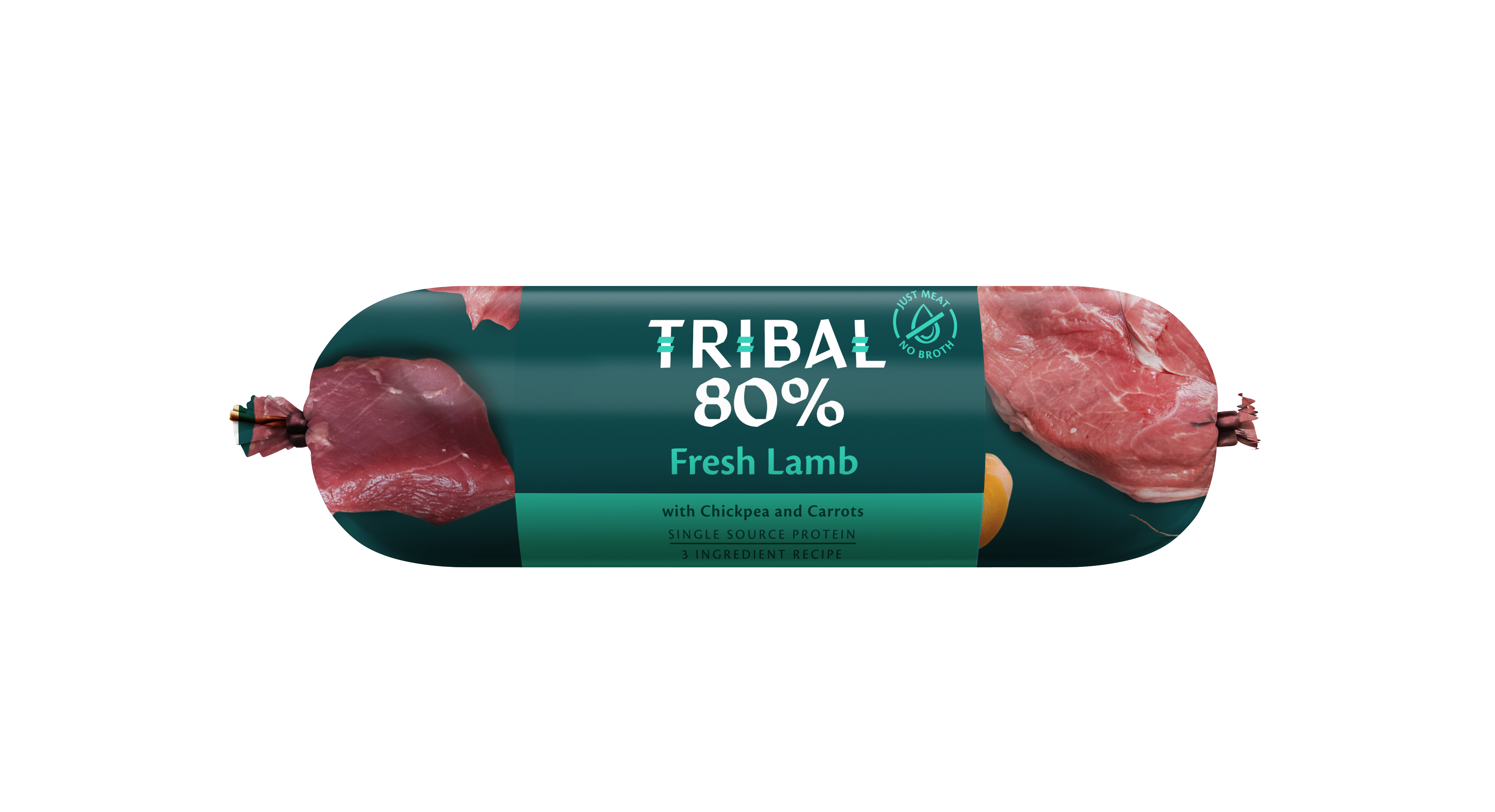 Tribal Saucisse 80% Agneau Pour Chien Adulte 300gr