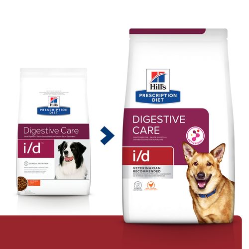 HILL'S PRESCRIPTION DIET CHIEN I/D DIGESTIVE POULET 4KG