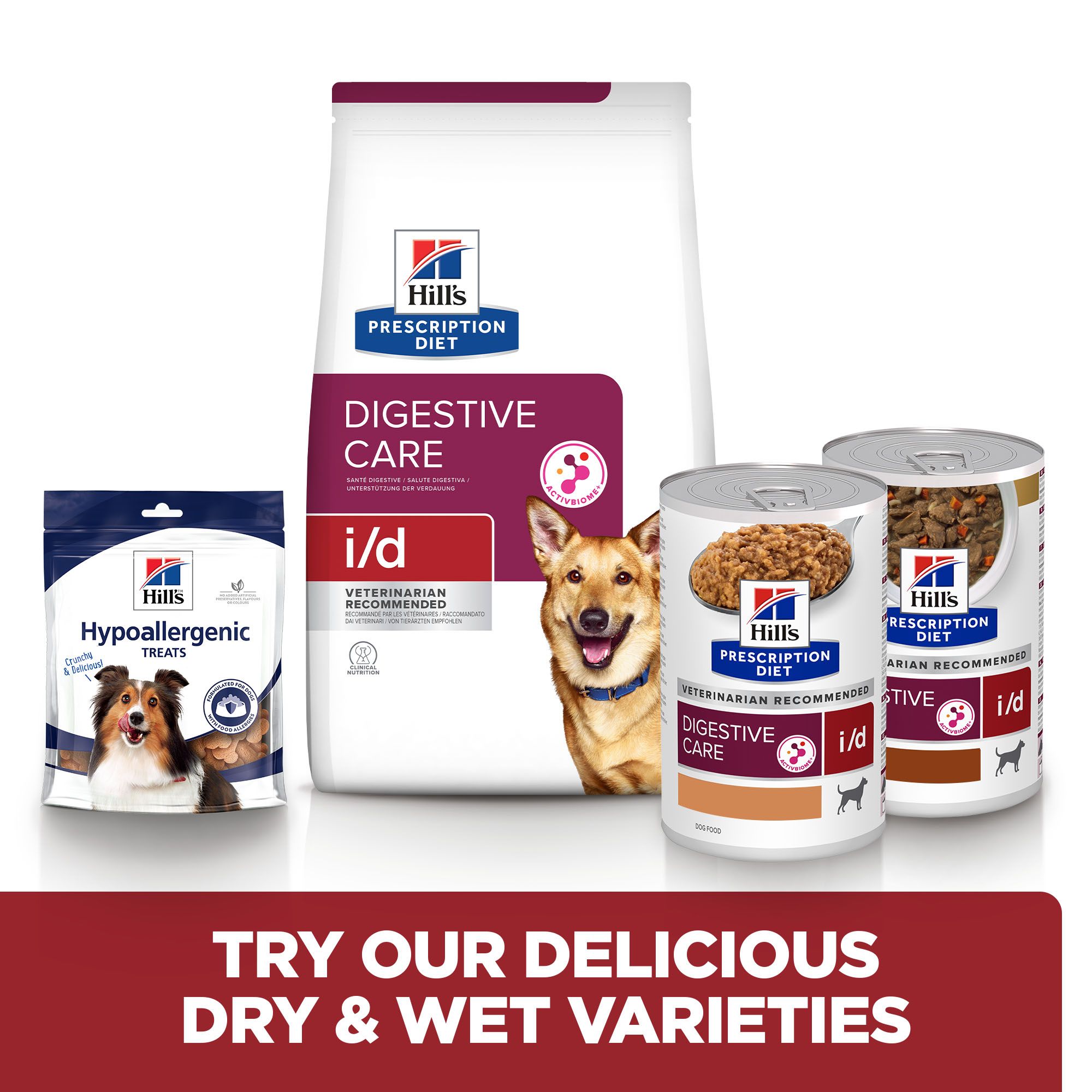 Hill's Prescription Diet i/d Digestive Croquettes pour Chien et chiot au Poulet 12 kg