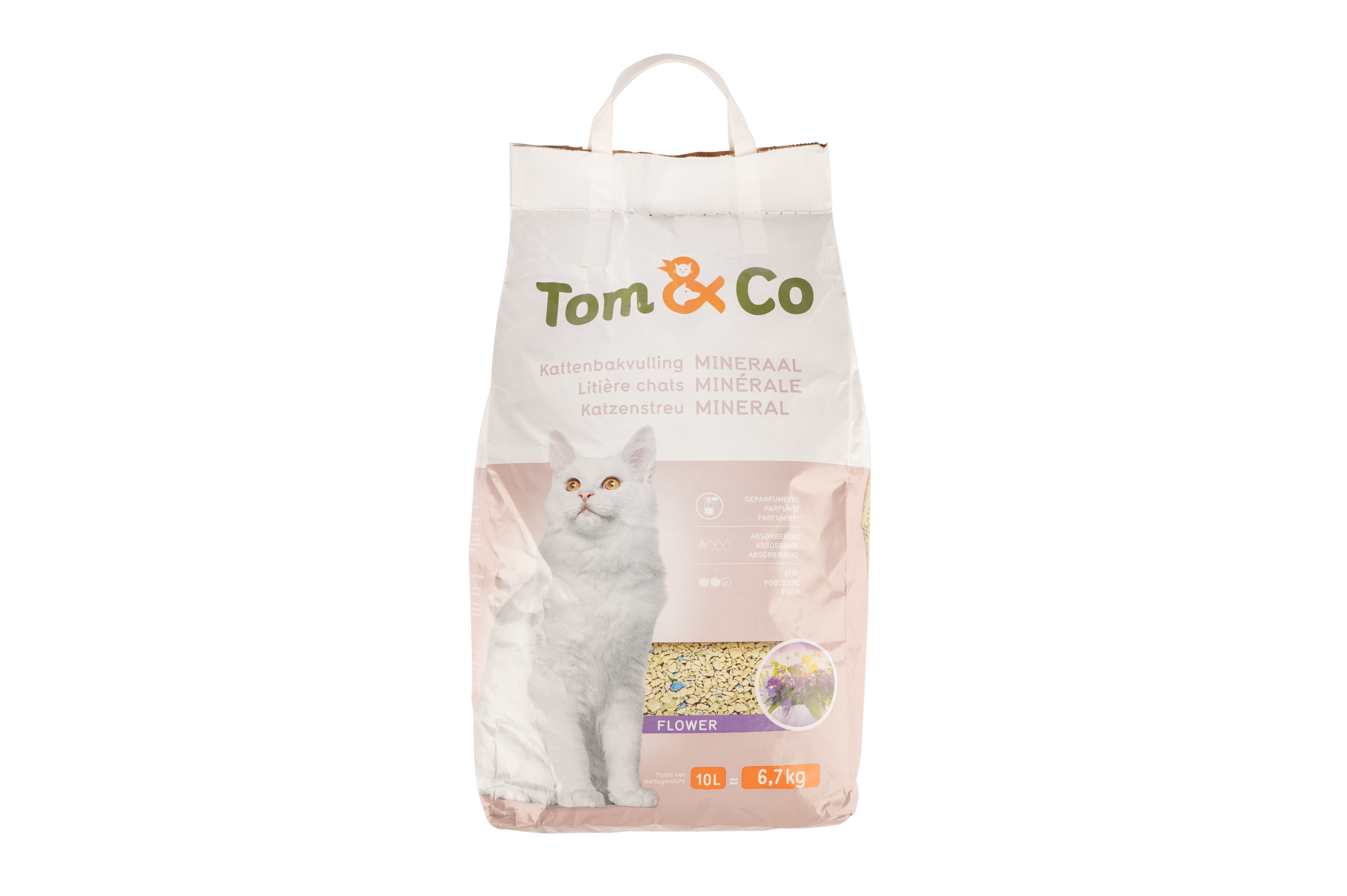 Kattenbakvulling Tom&Co Minéraal 10l