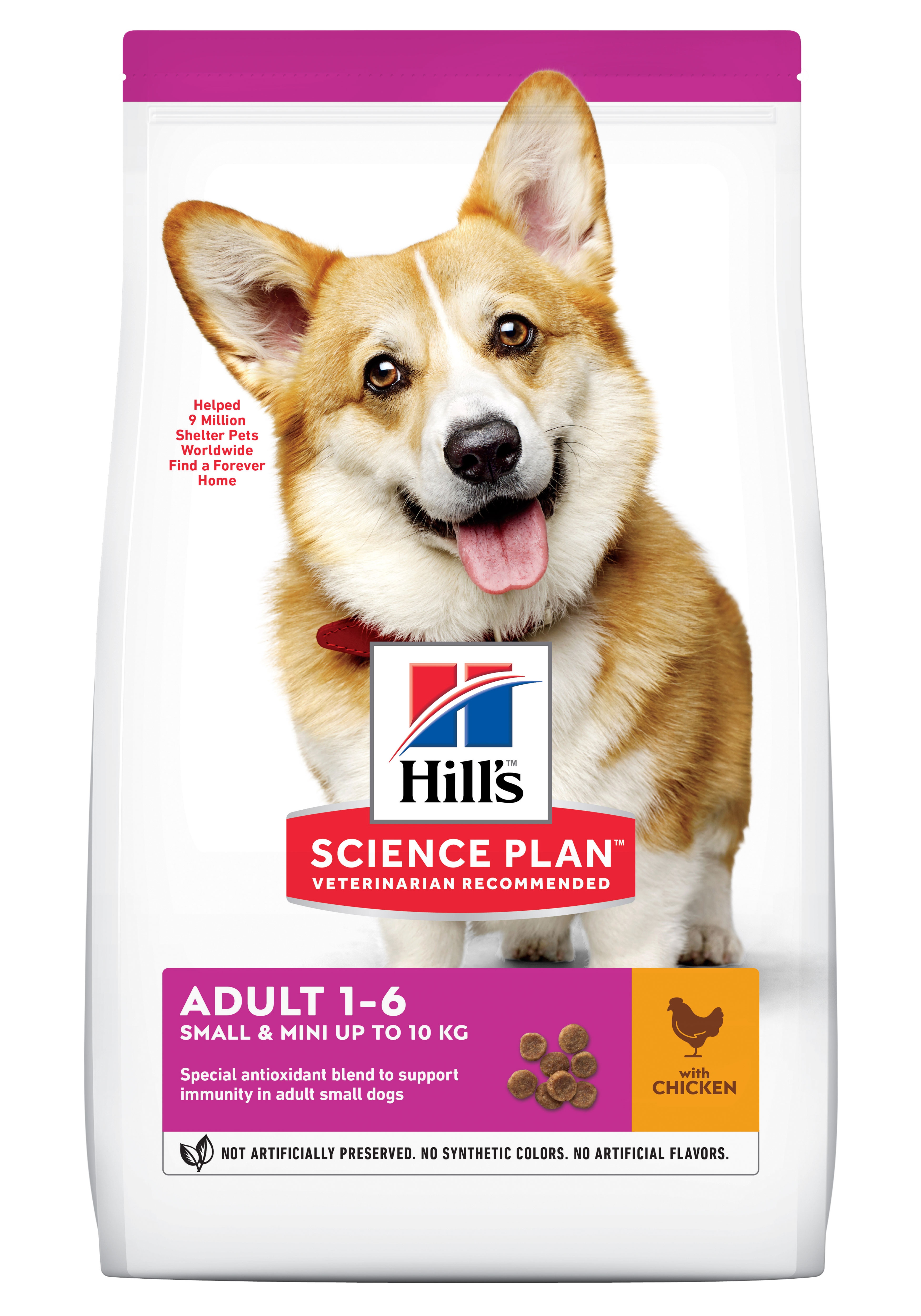 Hill's Science Plan Adult Small & Mini croquettes pour petit chien au poulet 6 kg