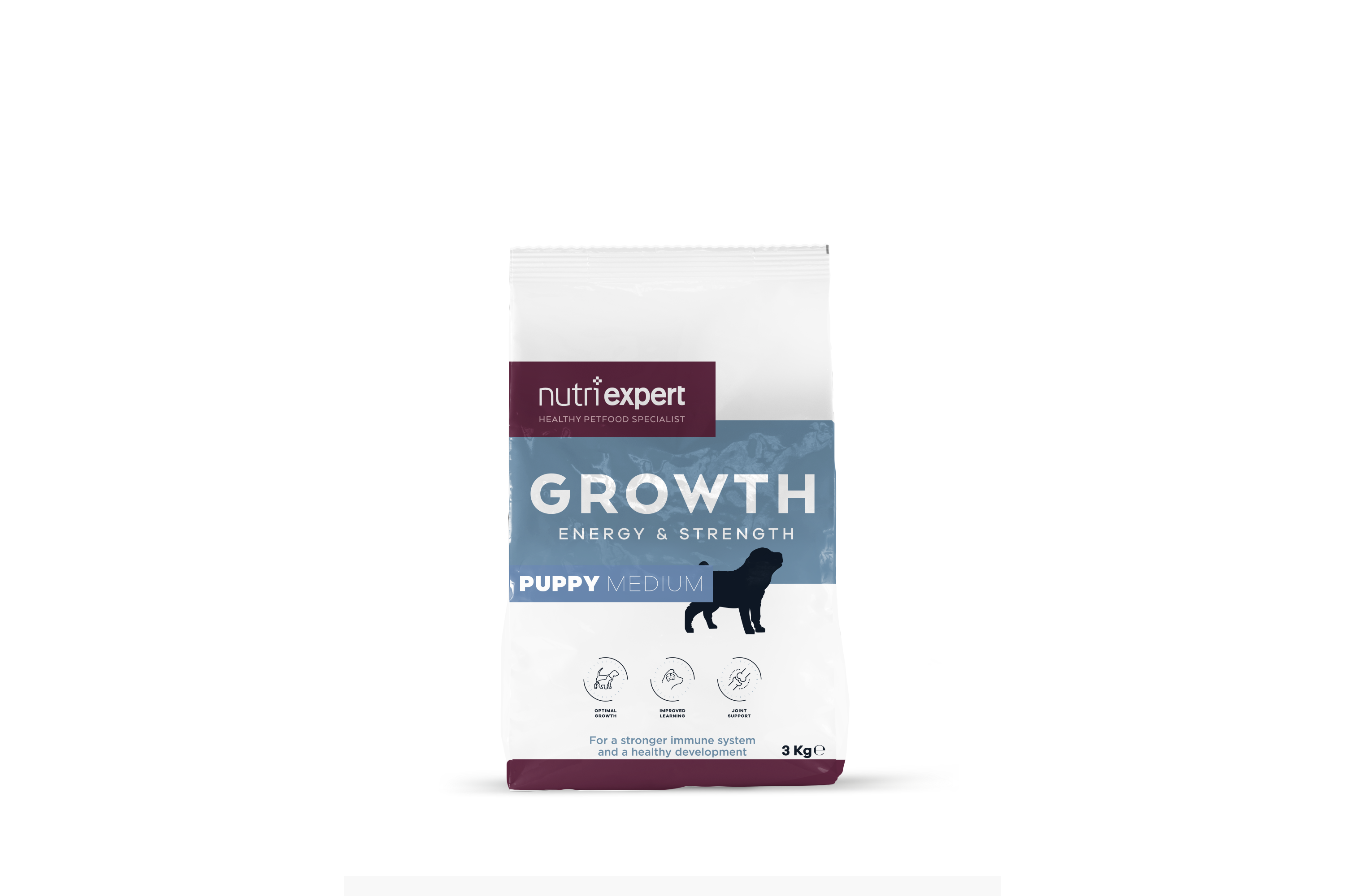 Nutri Expert Hondenbrokken | Growth | Energy & Strength | Puppy/ Middelgroot | Kip | 3kg