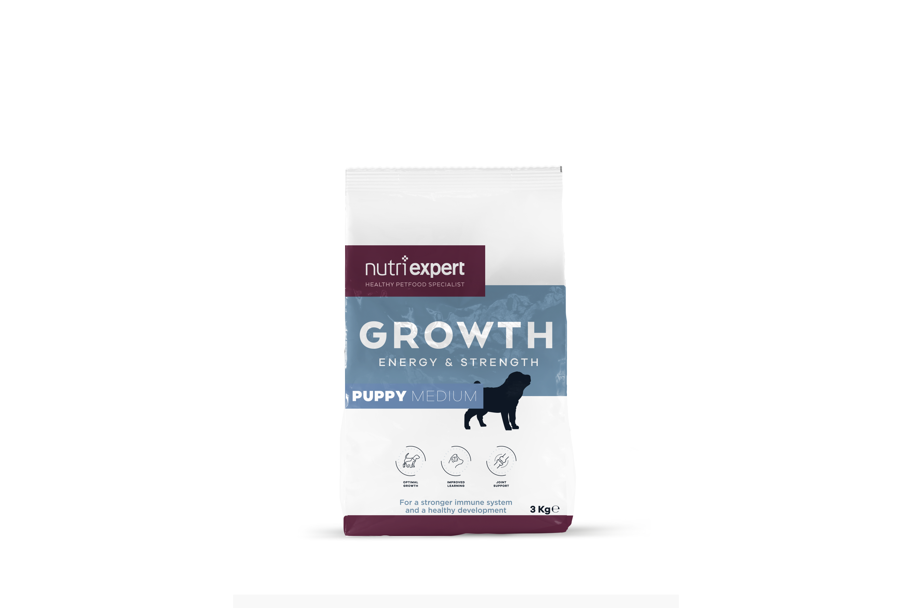 Hondenbrokken | Growth | Energy & Strength | Puppy/ Middelgroot | Kip | 3kg