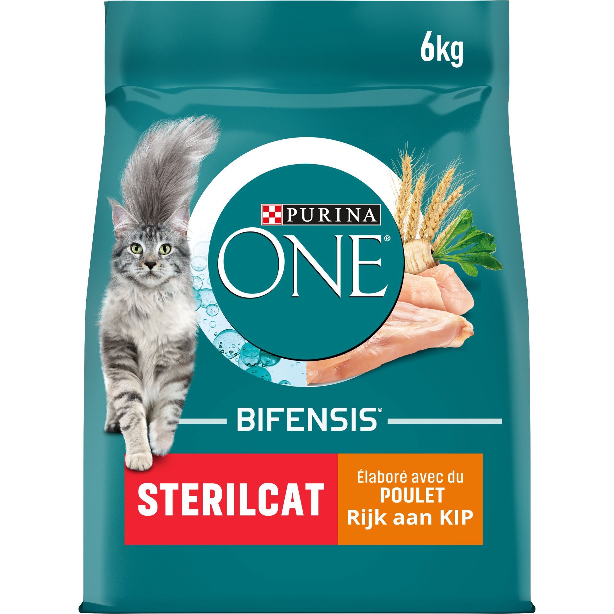 Purina One Sterilcat Poulet Et Aux Céréales Complètes  6Kg