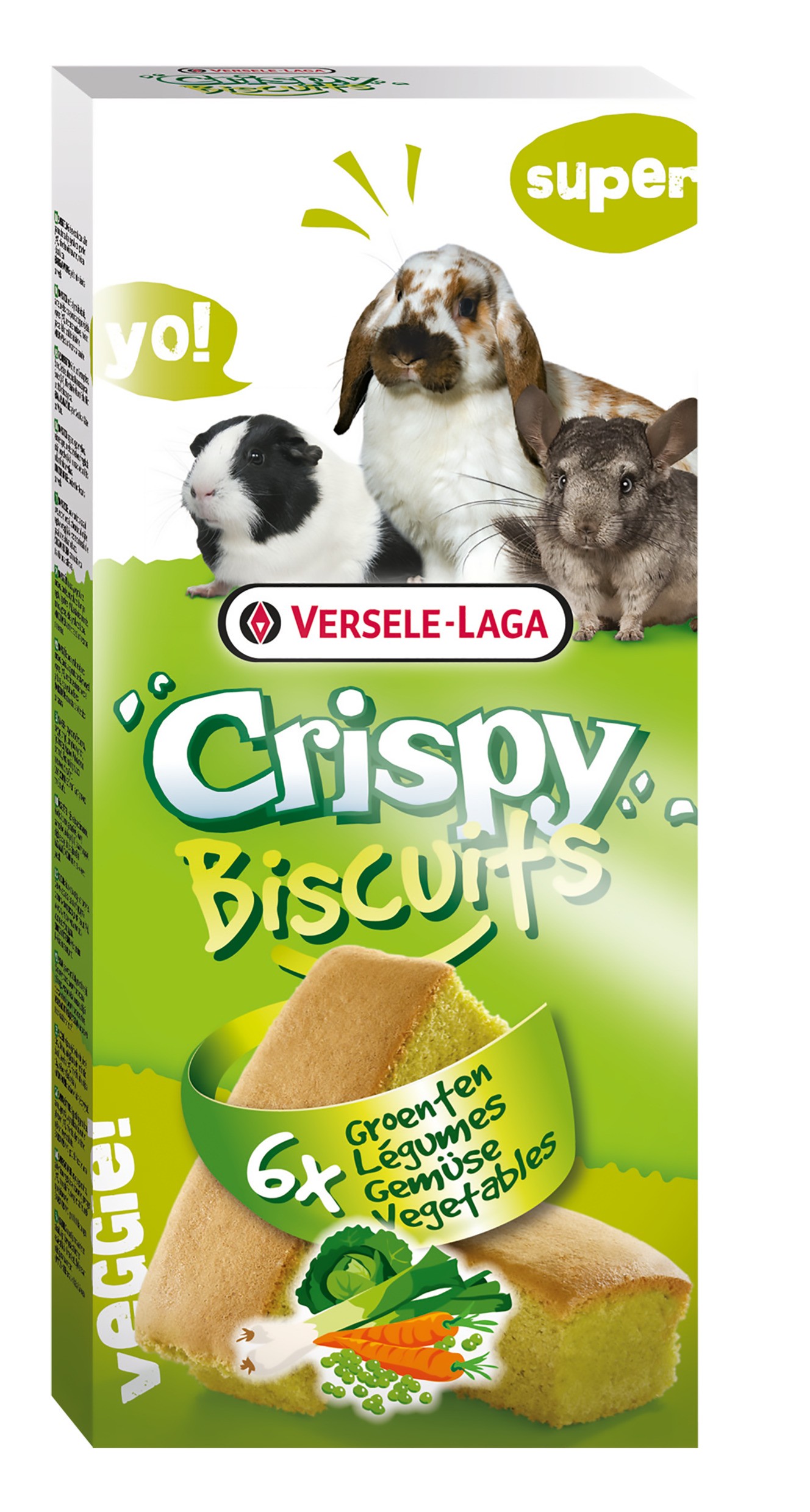 Versele Laga Crispy Biscuits Légumes 6 Pcs 70G