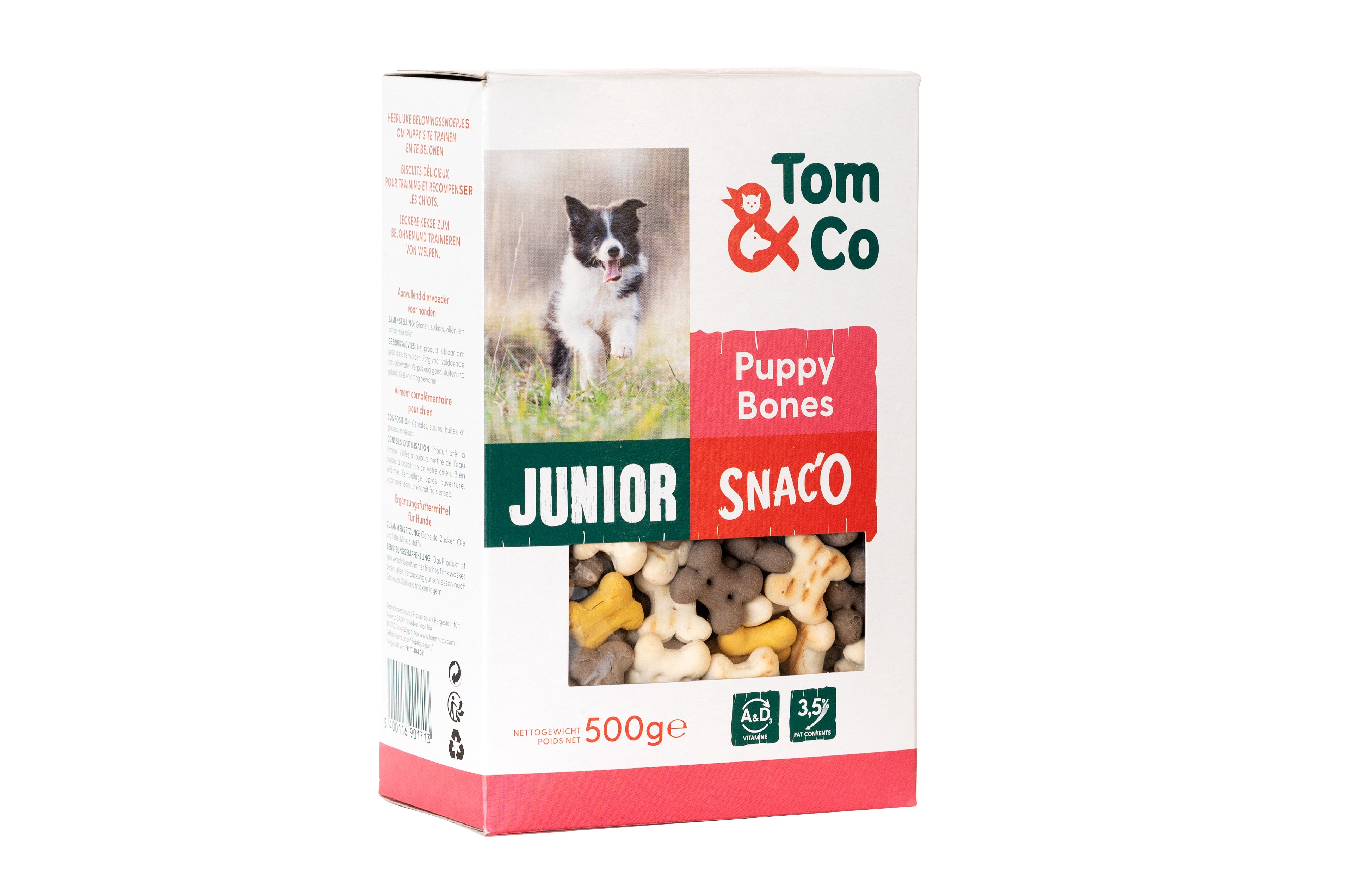 Tom&Co Puppy Bones 500G