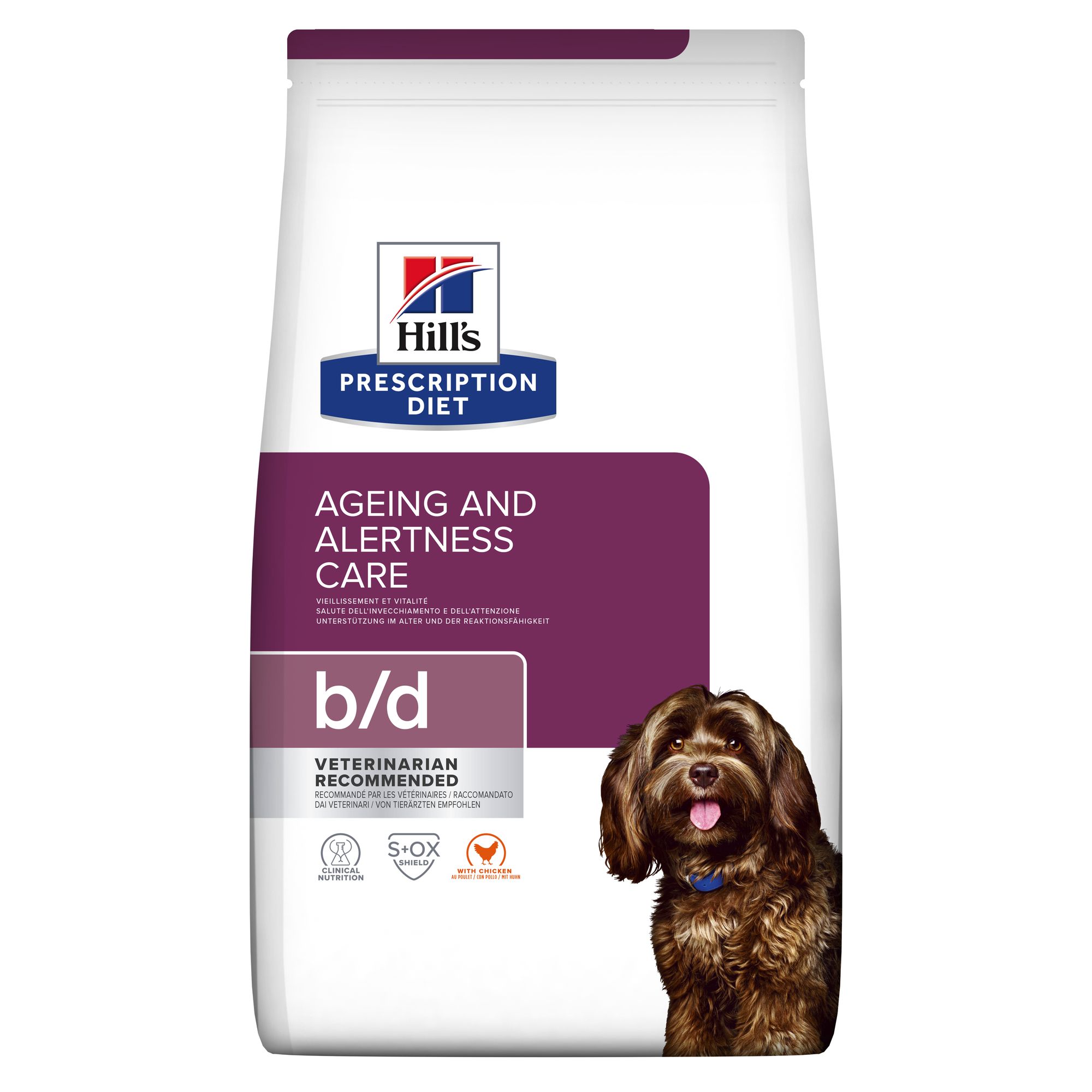 HILL'S PRESCRIPTION DIET CHIEN B/D BRAIN AGEING CARE 12KG 