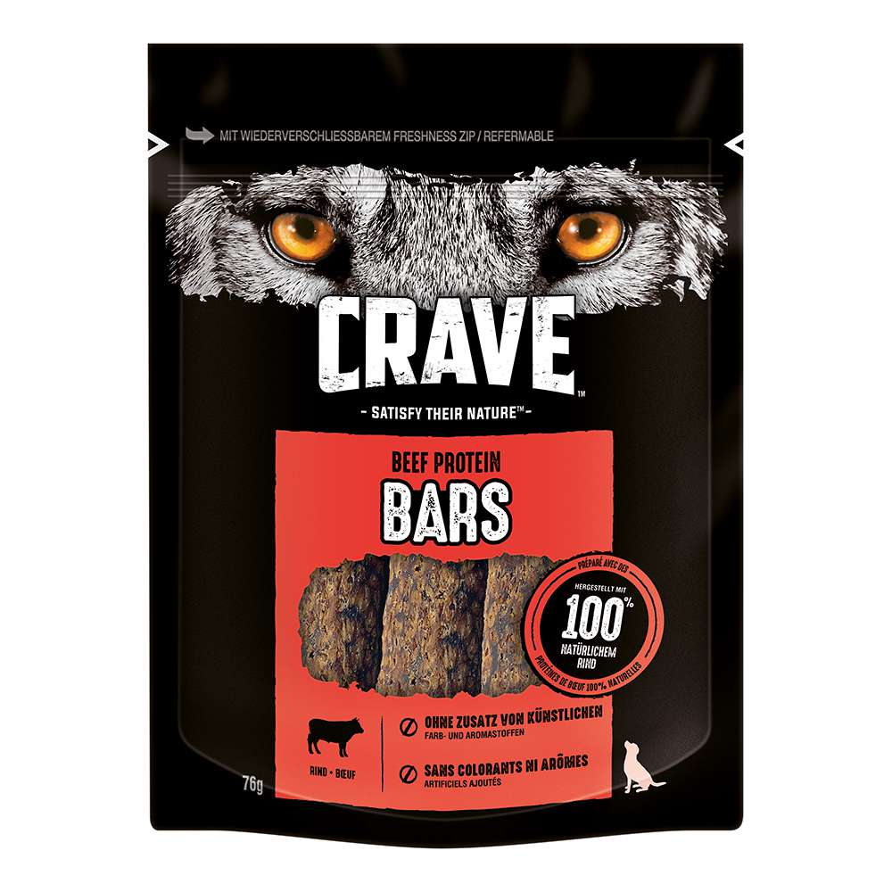 CRAVE BEEF PROTEIN BAR 76G 