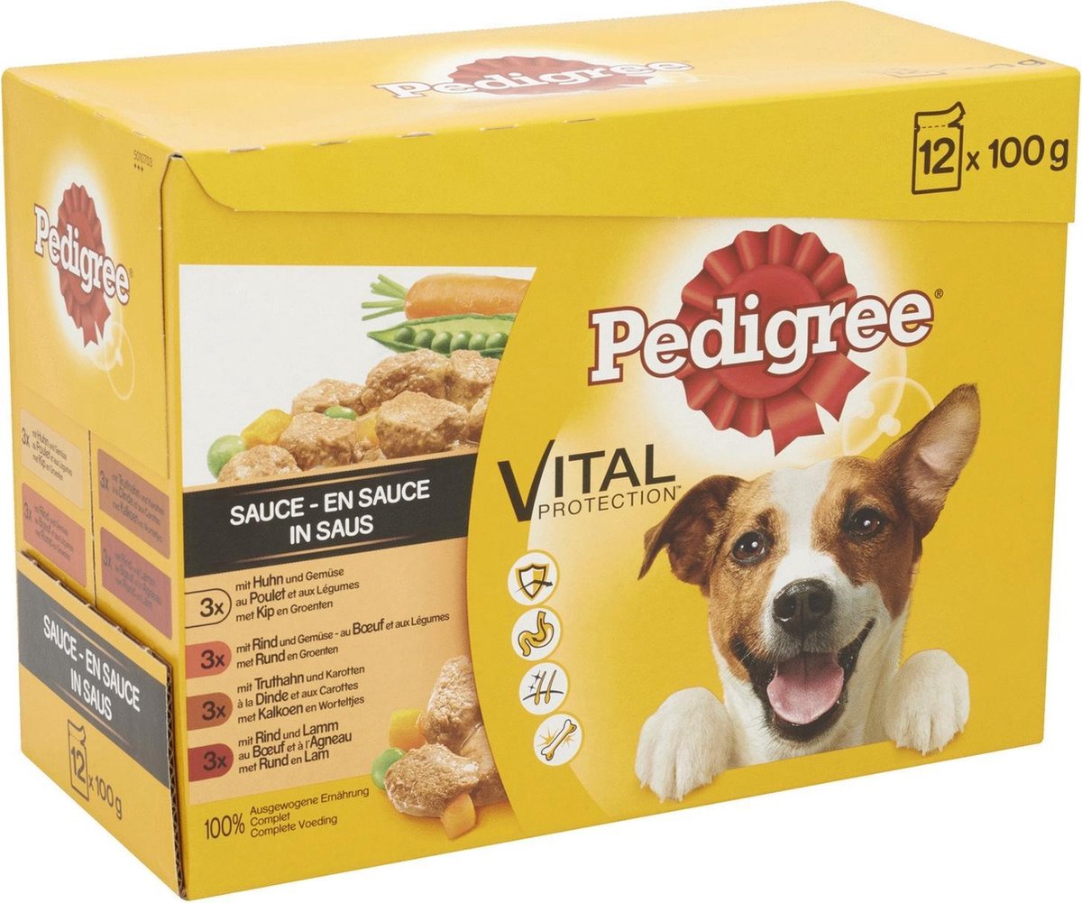 12X100G PEDIGREE POUCH SELECTION